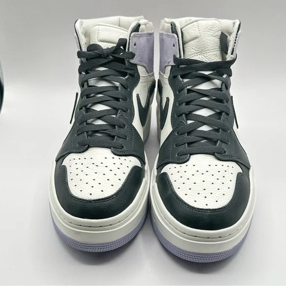 Women’s Air Jordan 1 Elevate High Sz 10.5 Titanium/DK Smoke Grey Sail m - Picture 8 of 11